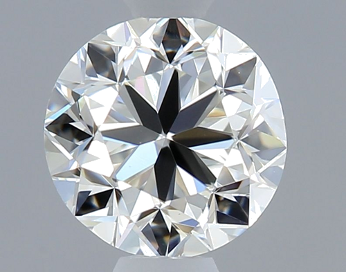 0.5 carat I-VVS2 GD cut Natūralus Round Deimantas (1)