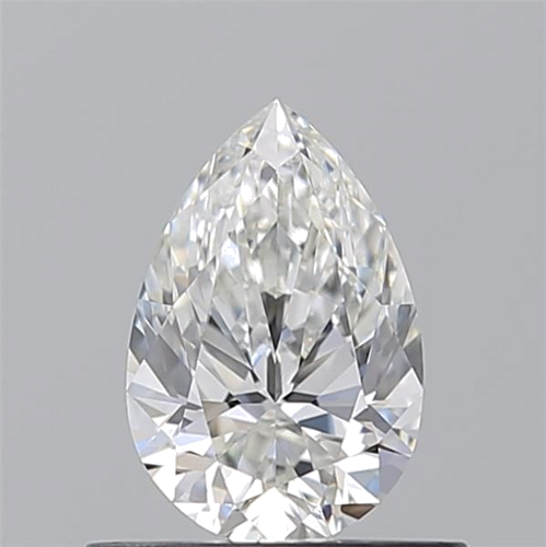 0.57 carat H-VVS2 Natūralus Pear Deimantas (1)