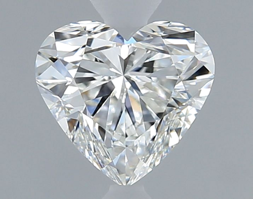 0.71 carat G-VVS1 Natūralus Heart Deimantas (1)