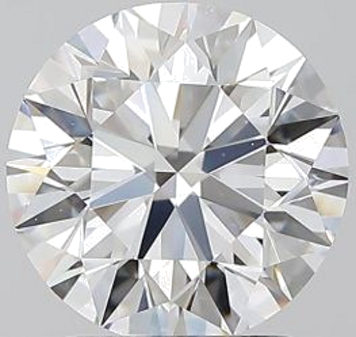2.01 carat E-SI1 Excellent cut Natūralus Round Deimantas (1)