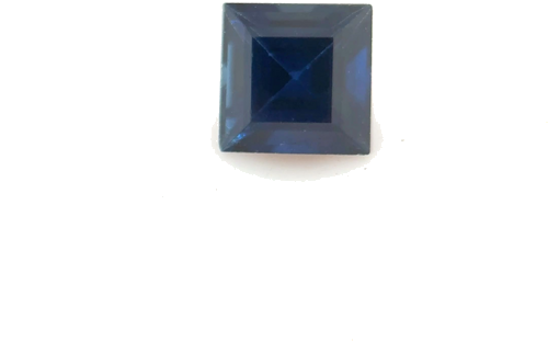 0.56 carat BLUE Square Safyras (1)