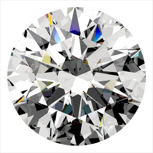 0.4 carat F-VS2 Excellent cut Natūralus Round Deimantas (1)