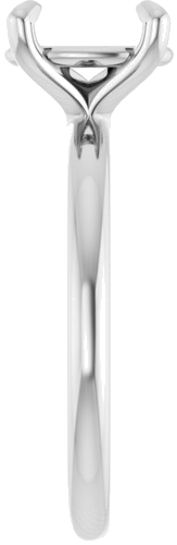 Sužadėtuvių Žiedas „Solitaire“ 950 Platinos Oval 9mm x 7mm (4)