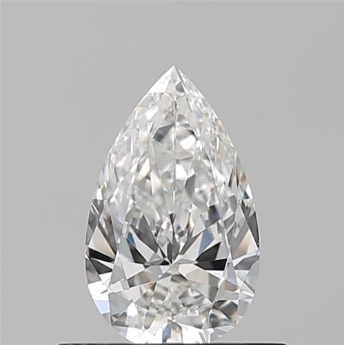 0.5 carat F-VVS1 Natūralus Pear Deimantas (1)