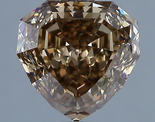 2.05 carat Fancy Dark Orangey Brown-VVS2 Natūralus Heart Deimantas (1)