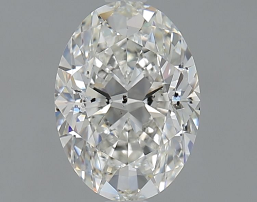 1.51 carat H-SI2 Natūralus Oval Deimantas (1)