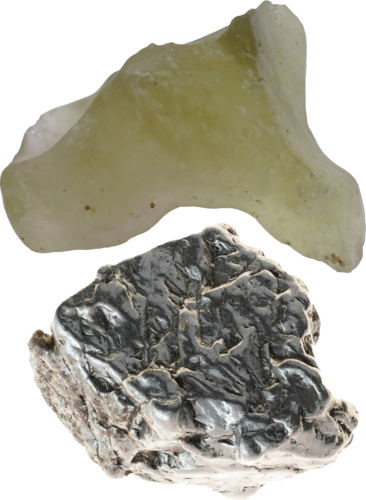 Meteoritas Campo del Cielo - Su Libijos stiklu (1)