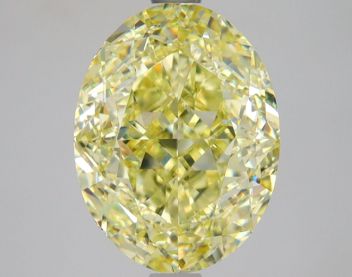 4.22 carat Fancy Yellow-VVS2 Natūralus Oval Deimantas (1)