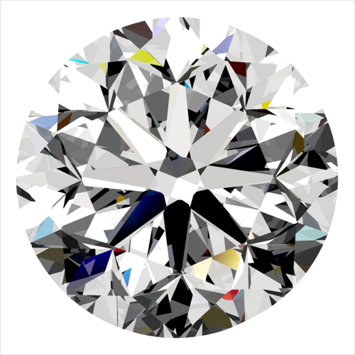 0.3 carat H-VS2 GD cut Natūralus Round Deimantas (1)