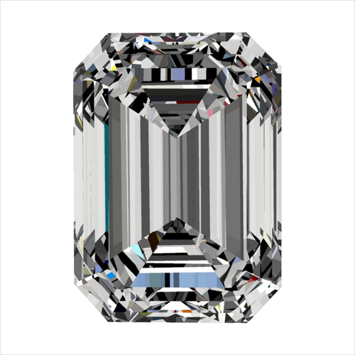 0.3 carat H-SI1 Natūralus Emerald Deimantas (1)