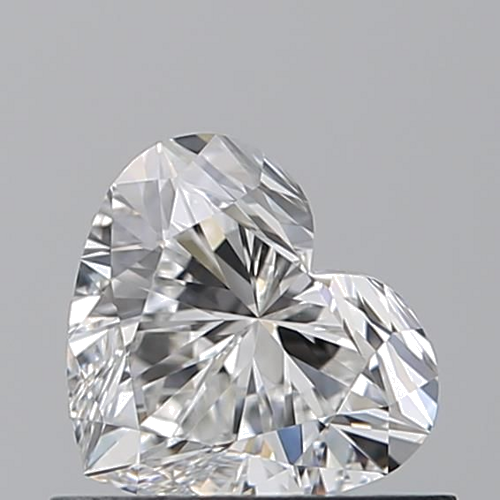 0.61 carat E-VVS1 Natūralus Heart Deimantas (1)