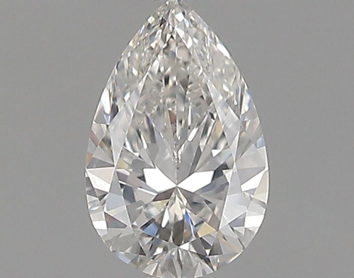 0.51 carat F-SI2 Natūralus Pear Deimantas (1)