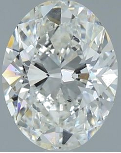 2.2 carat H-SI2 Natūralus Oval Deimantas (1)