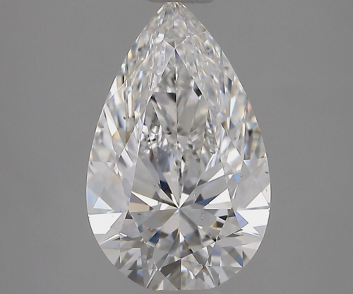 2.01 carat E-SI1 Natūralus Pear Deimantas (1)