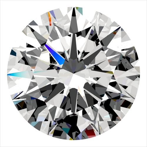0.3 carat F-VS1 Excellent cut Natūralus Round Deimantas (1)