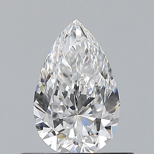 0.5 carat E-VS1 Natūralus Pear Deimantas (1)