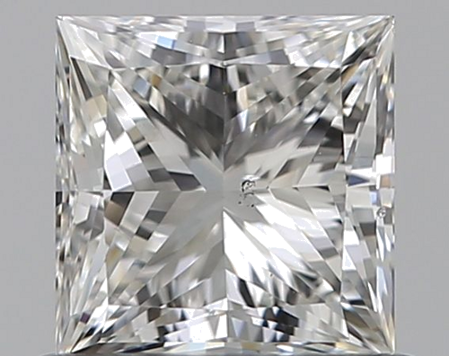 0.7 carat H-SI1 Natūralus Princess Deimantas (1)