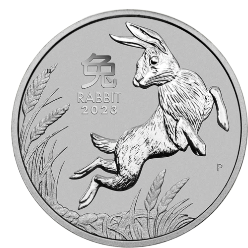 1 oz Year of the Hare 2023 (Lunar III) Australia Platinum Coin (1)