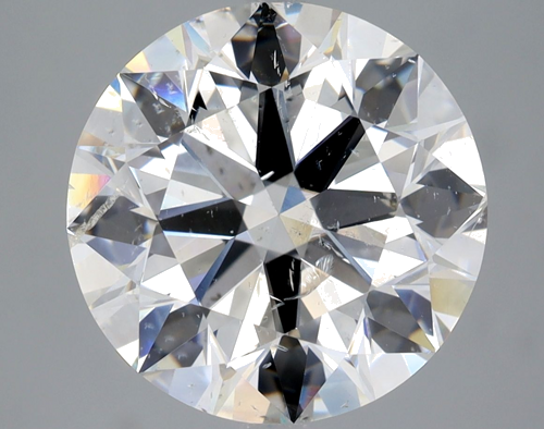 5.01 carat F-SI2 Excellent cut Natūralus Round Deimantas (1)