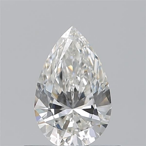 0.55 carat H-VVS1 Natūralus Pear Deimantas (1)