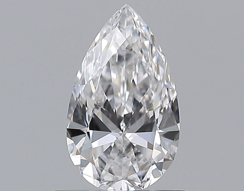 0.7 carat D-VS1 Natūralus Pear Deimantas (1)