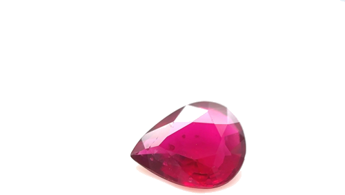 0.52 carat RED Pear Rubinas (1)