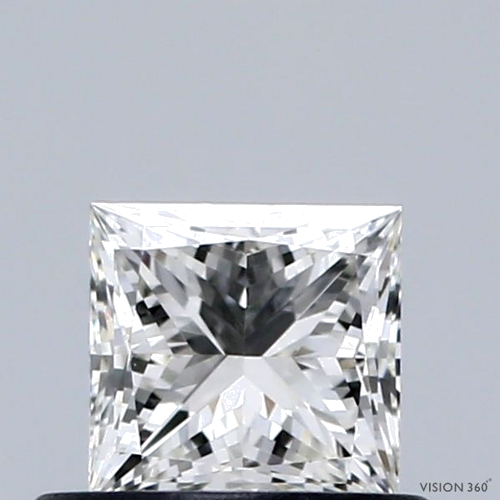 0.5 carat J-VVS1 Natūralus Princess Deimantas (1)
