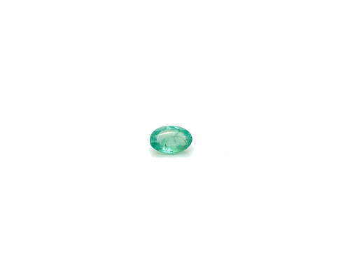 0.45 carat GREEN Oval Smaragdas (1)