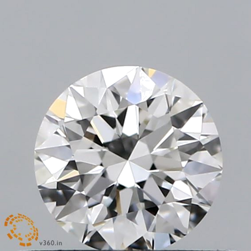 0.43 carat H-VVS1 Excellent cut Natūralus Round Deimantas (1)