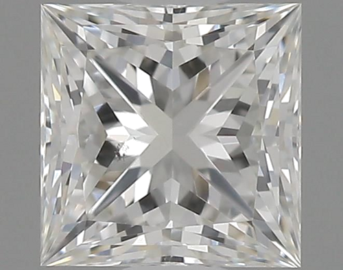 0.51 carat H-SI1 Natūralus Princess Deimantas (1)