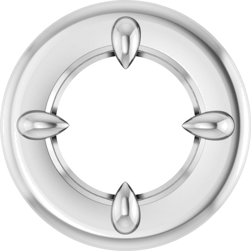 Pakabukas „Claw-Prong Bezel-Style Solitaire“ 925 Sidabro Round 5mm (1)