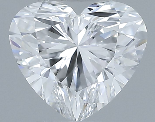 0.39 carat D-VVS1 Natūralus Heart Deimantas (1)