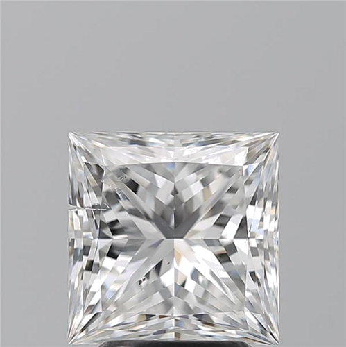 3.02 carat E-SI2 Natūralus Princess Deimantas (1)