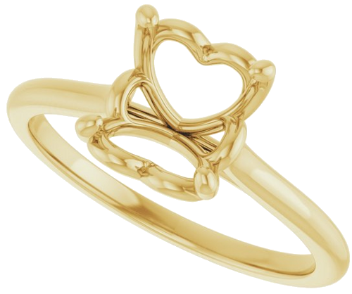 Sužadėtuvių Žiedas „Solitaire“ 14k yellow gold Round 8mm (5)