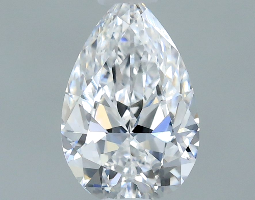 0.41 carat D-VVS1 Natūralus Pear Deimantas (1)