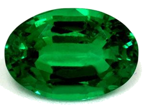 0.76 carat GREEN Oval Smaragdas (1)