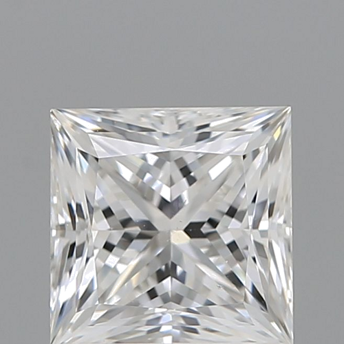 1.0 carat F-SI1 Natūralus Princess Deimantas (1)
