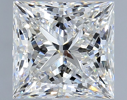 1.51 carat E-SI1 Natūralus Princess Deimantas (1)