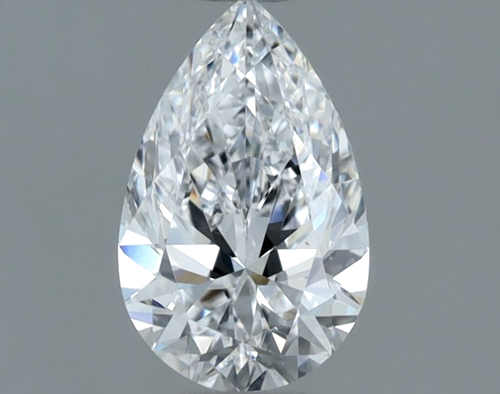 0.8 carat D-VS2 Natūralus Pear Deimantas (1)