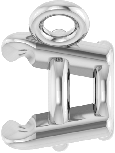 14K White 4 mm Round 4-Prong Claw Necklace Center (3)