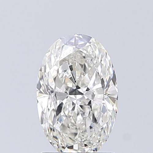 1.31 carat H-SI2 Natūralus Oval Deimantas (1)