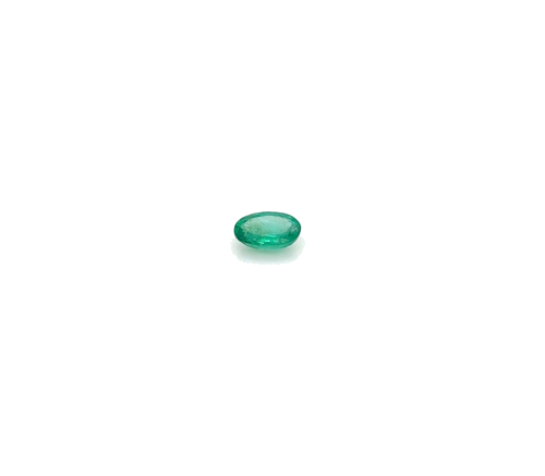0.43 carat GREEN Oval Smaragdas (1)