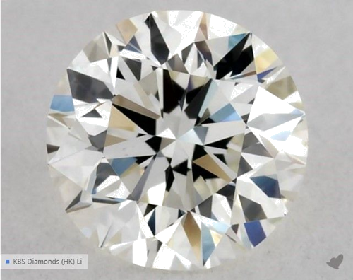 0.5 carat J-VS1 Very Good cut Natūralus Round Deimantas (1)