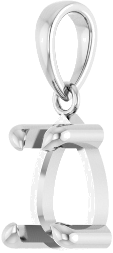 Pakabukas „Solitaire“ 925 Sidabro Pear 9mm x 6mm (2)