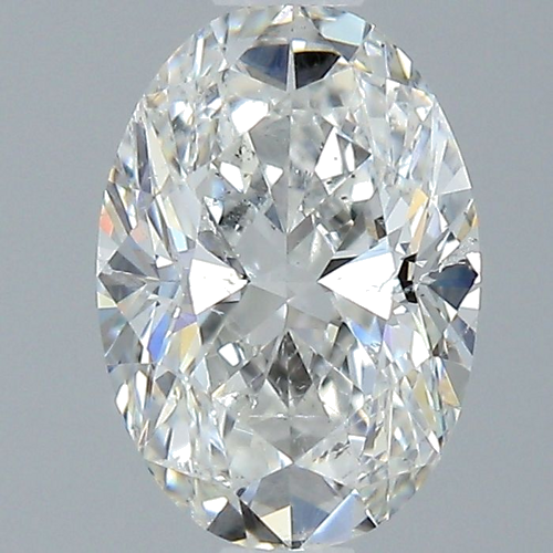 1.18 carat H-SI2 Natūralus Oval Deimantas (1)