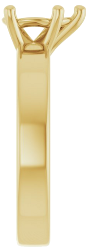 Sužadėtuvių Žiedas 10k yellow gold Pear 8mm x 6mm (4)