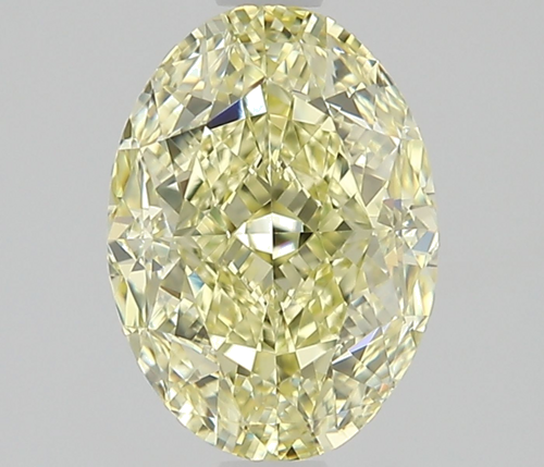 1.5 carat Fancy Yellow-VVS2 Natūralus Oval Deimantas (1)