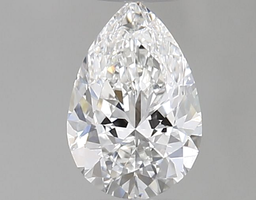 0.34 carat E-IF Natūralus Pear Deimantas (1)