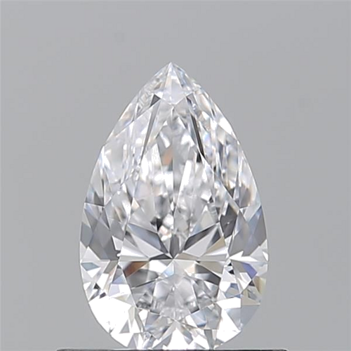 0.7 carat D-VVS2 Natūralus Pear Deimantas (1)