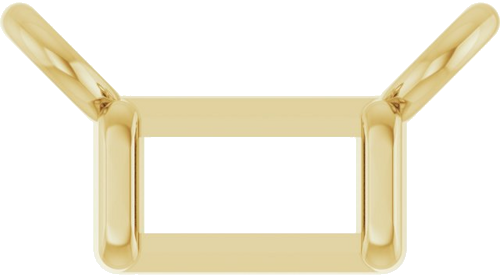 Pakabukas „Solitaire Channel-Set“ 585 Geltonojo Aukso Straight Baguette 3mm x 2mm (1)